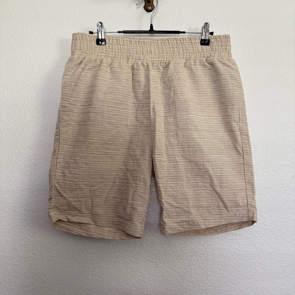 Maniere De Voir Cream Beige Shorts Mens Small